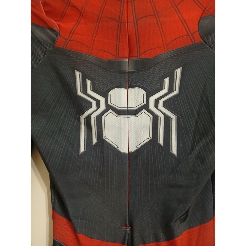 Adult Cosplay Spider-Man Far From Home Zentai Bodysuit Red Black Mens Size M New - Picture 4 of 7